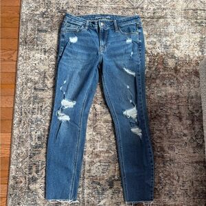Old Navy mid rise rockstar super skinny jeans